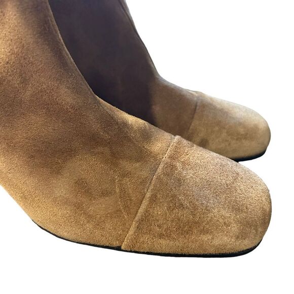 REVOLVE STAUD AIMEE SHORT BOOT TAN SUEDE LEATHER Size 37 NWOT - Picture 11 of 13